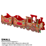 A Gingerbread Sweet Express Train Small Gift Display.