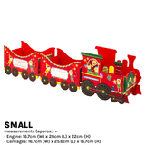 A Christmas Elves Express Train Small Gift Display.