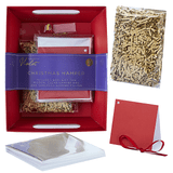 A Christmas Red Gift Hamper Set.