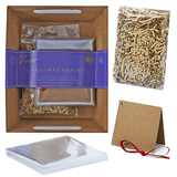 A Christmas Kraft Gift Hamper Set.