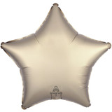 An 18" Prosecco Satin Luxe Star Foil Balloon, manufactured by Anagram.