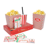 A set of 6 Christmas Movie Night Packs.