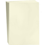 A pack of 100 A4 Ivory Hammered Card Sheets.