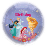 An 18 inch Disney Princess happy birthday foil balloon, manufactured by Folat.