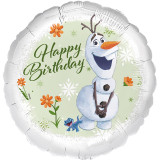 Use this 18 inch Frozen Olaf & Bruni Happy Birthday Foil Balloon in your number stack designs!