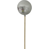 A Metallic Silver Bauble Pick.