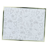 A pack of 4 Festive Friends Colour In Place Mats.