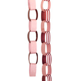 A pack of DIY Pink & Red Paper Chains.