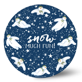 A 12 inch The Snowman Printed Cake Board.