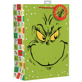 A The Grinch Extra Large Christmas Gift Bag.