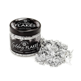 A 200ml pot of Cosmic Shimmer Silver Moon Gilding Flakes.
