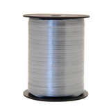 A 500m spool of Silver Curling Ribbon.