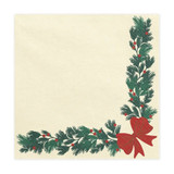 A pack of 20 Christmas Garland Paper Napkins, manufactured by Partydeco.