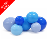 A Coastal Blue Reusable PVC Balloon Garland Kit.