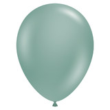 A pack of 50 11" Willow Latex Balloons, manufactured by Tuftex.