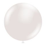 A pack of 25 17" pearl sugar latex balloons, manufactured by Tuftex.