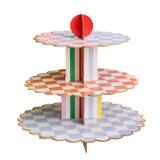 A Playful Brights Tiered Cake Stand.