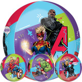 A 16 inch Orbz Avengers Foil Balloon, manufactured by Anagram.