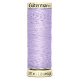 A 100m spool of Orchid Sew All Thread, manufactured by Gutermann.