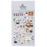 A pack of I Like Coffee Stickers, manufactured by Suatelier.