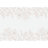 Floral Beige Table Runner - 5m (1)