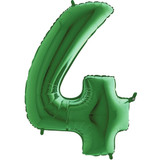 40 inch Green Number 4 Foil Balloon (1)