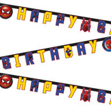 Spider-Man Homecoming Birthday Paper Banner - 2m (1)