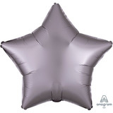 18" Greige Satin Star Foil Balloon (1) - UNPACKAGED