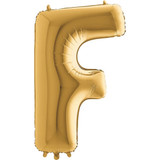 40 inch Gold Letter F Foil Balloon (1)