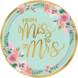 Mint To Be Metallic Paper Plates (8)