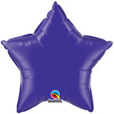 20" Quartz Purple Star Foil Balloon (1) - UNPACKAGED