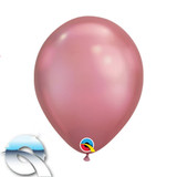 7" Chrome Mauve Latex Balloons (100)