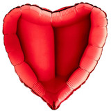 This 18" red heart foil balloon is ideal for a love themed event.