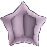 18" Lilac Star Foil Balloon (1) - UNPACKAGED