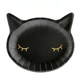 Black Cat Paper Plates (6)