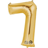 34 inch Anagram Gold Number 7 Foil Balloon (1)