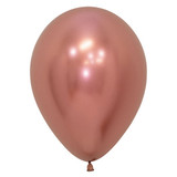 12" Reflex Rose Gold Sempertex Latex Balloons (50)
