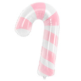 32 inch Candy Cane Pink Foil Balloon (1)