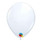 9" Standard White Solid Colour Latex Balloons (100)