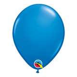 9" Standard Dark Blue Solid Colour Latex Balloons (100)