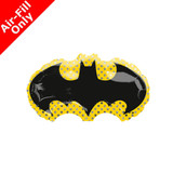 9 inch Batman Logo Foil Balloon (1) - UNPACKAGED