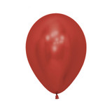 5" Reflex Crystal Red Sempertex Latex Balloons (50)