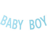 Baby Boy Blue Paper Banner - 2m (1)