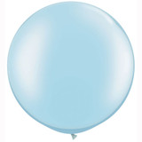 30" Pastel Pearl Light Blue Latex Balloons (2)