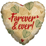 18 inch Forever & Ever Leaves Eco Foil Balloon (1)