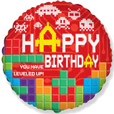 18 inch Birthday Bricks Foil Balloon (1)