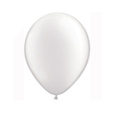 5" Pastel Pearl White Latex Balloons (100)