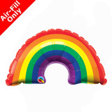 14 inch Bright Rainbow Foil Balloon (1) - UNPACKAGED