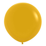 24" Fashion Mustard Sempertex Latex Balloons (3)