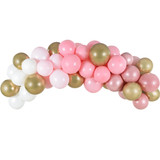 Pink & Gold Garland DIY Latex Balloon Kit (1)